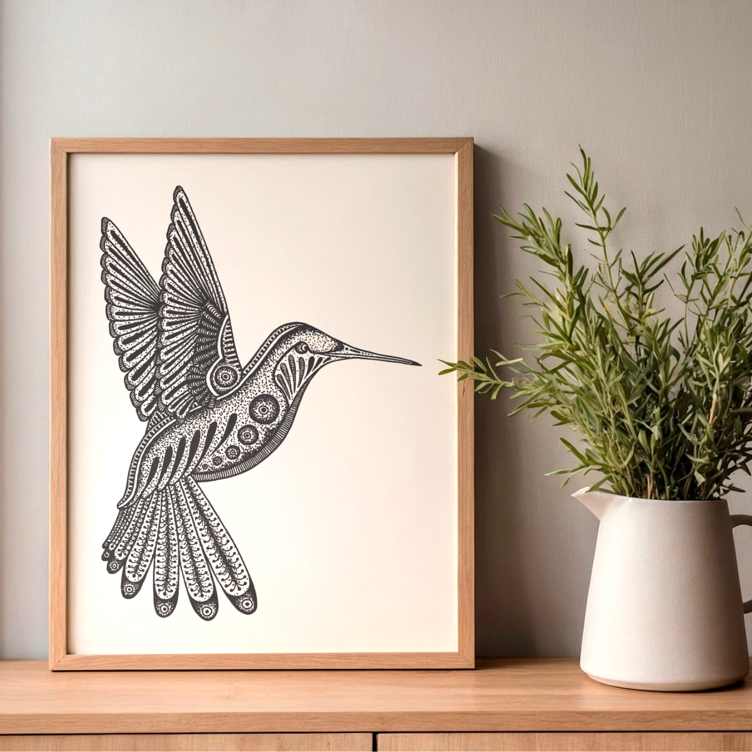 Hummingbird Print