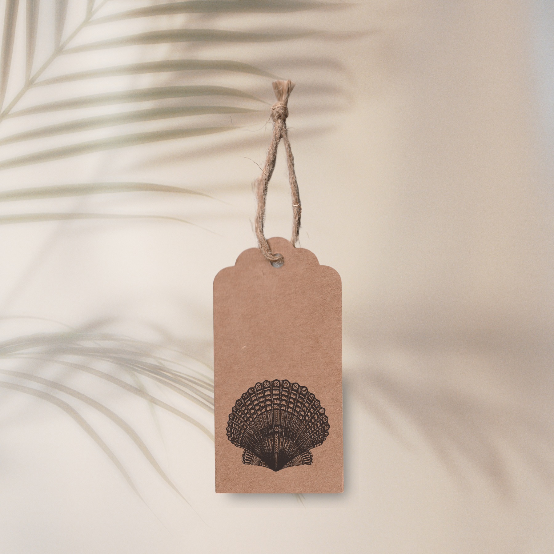 Scallop Shell Tag